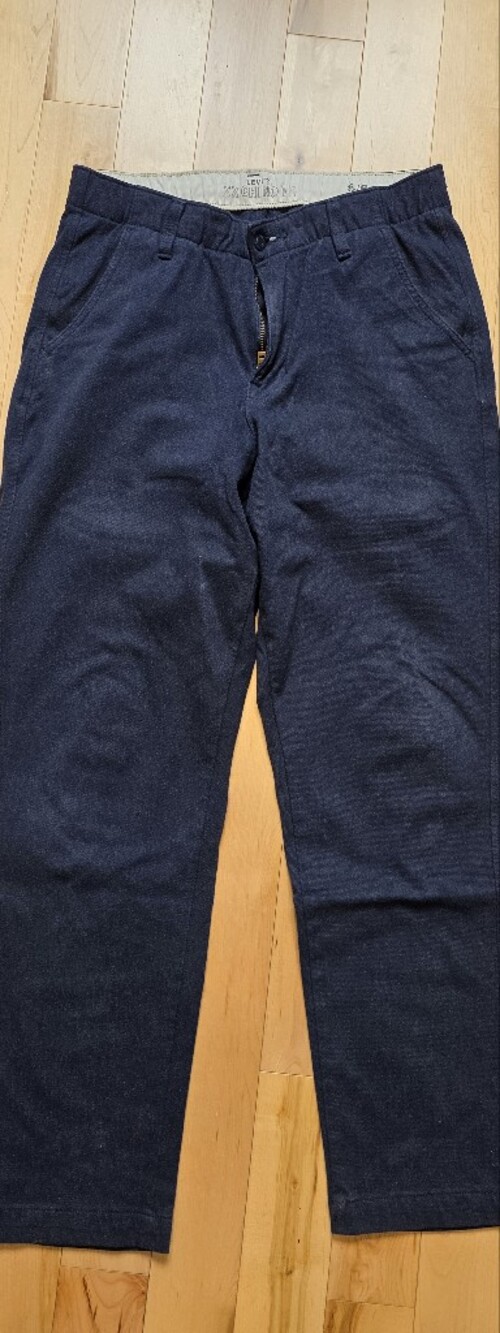 Levi's Navy and White Chino EZ Pants